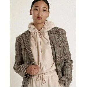 Thakoon Boyfriend Plaid Classic Blazer Size 8 NWT